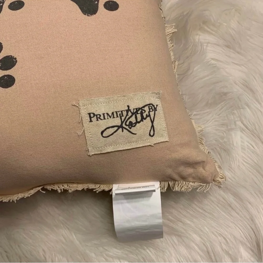 Dogs Welcome Pillow & Picture Frames Home Decor Set Bundle - Brown / Neutral NWT